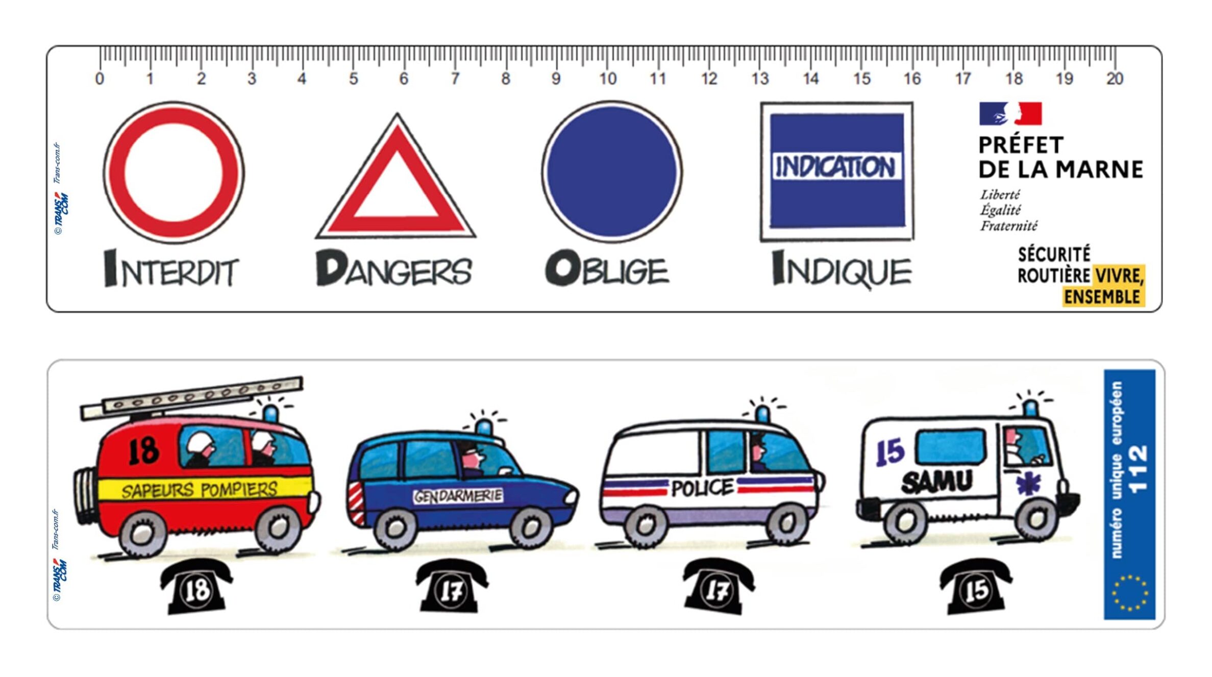 1 Panneaux et numéros d'urgence