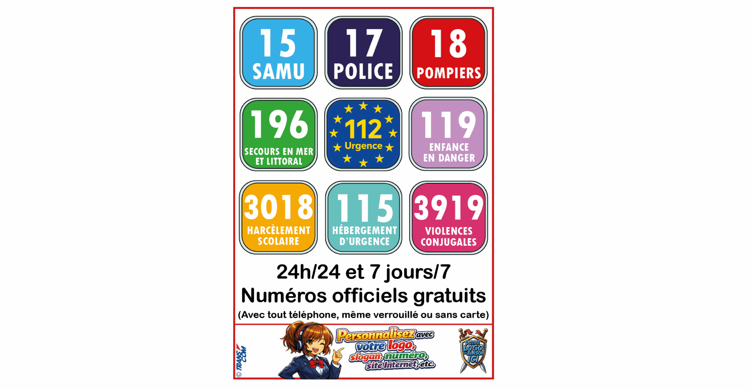 1 Les numéros qui sauvent